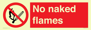 No naked flames